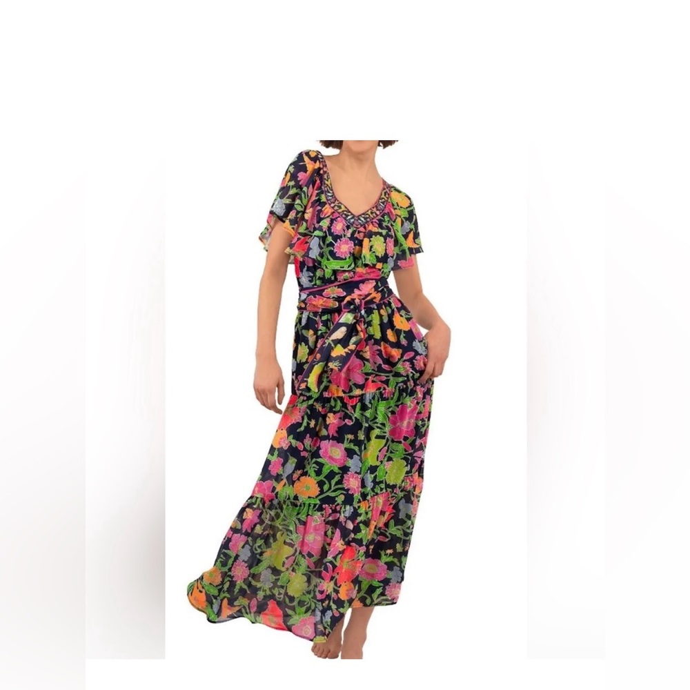 Gretchen Scott Arles birds and bees maxi dress.